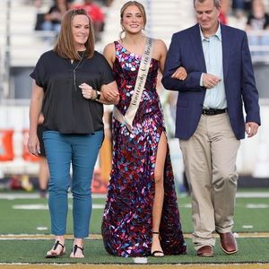 Sherri Hill multicolor mirror formals dress